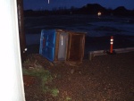 How a windy day can go really bad!  It's teetering on a 3 1/2