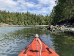 Paddling around the bay