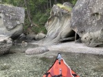 Poking in and out of the rocks in Chuckanut Bay