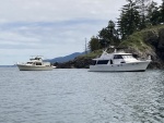 Several large boats were bottom fishing off Pt Lawrence