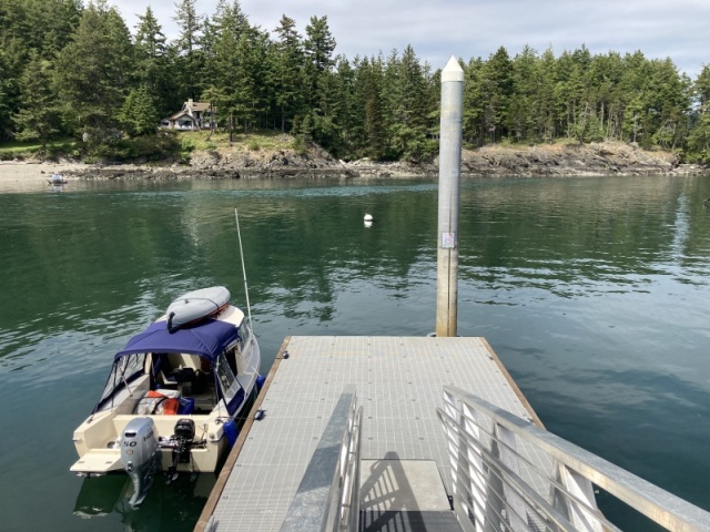 Doe Island was vacant as usual