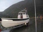 Toklat, 27' bowpicker (AK Craigslist July 2010), boat spotted near Bird Creek winter 2015