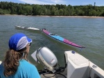 Kayak Return from Bark Bay Sloughs - Ready to Put Back on Roof