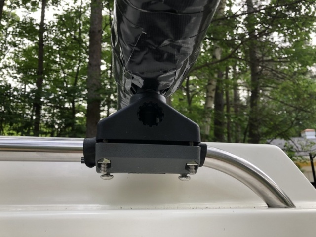 Scotty Roof Rack Rail Mount With Thule Cross Bar