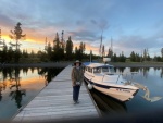 JoLee on the Eagle Bay dock