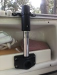 Scotty Deck Mount Rod Holder w #254 Rod Holder Extension