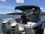 Lunch at Quarry Bay Dock on Stockton Island