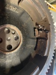 Flywheel magnet damaged