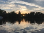 Deep Creek, just north of Palatka, Sunset