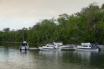 Dock at Ponce de Leon.  Table cooking breakfast at the Sugarmill restrauant 