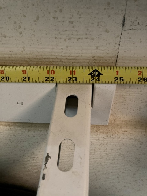 overall measurement of each bracket