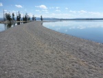 The beach at Wolf Bay.