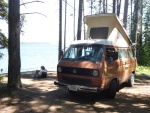 The terrestrial version of a C-Dory, along Gull Point Drive.