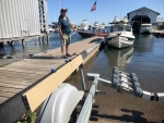 1 inch spacer board to force boat to trailer's center