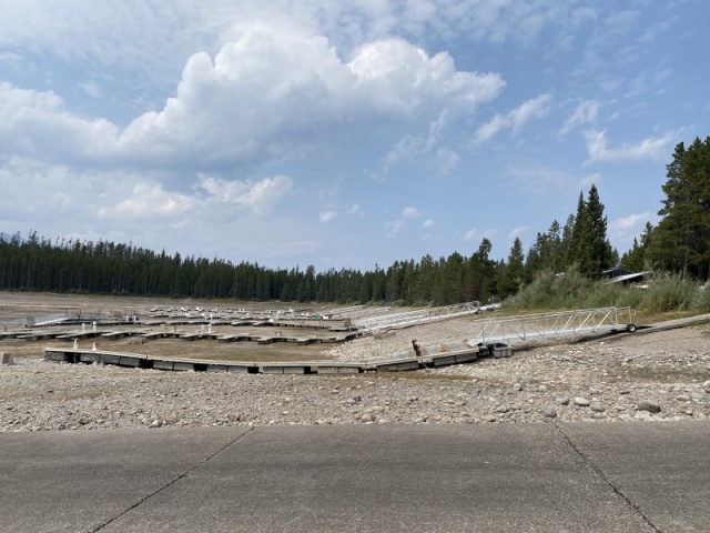 Jackson Lake, Colter Bay Marina dry