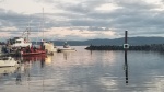 On the dock in Powell River.