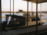 In the slip at the Ridge Marina at Lake Martin