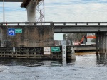 Another bridge photo at Ed Stone. Note water mark on marker