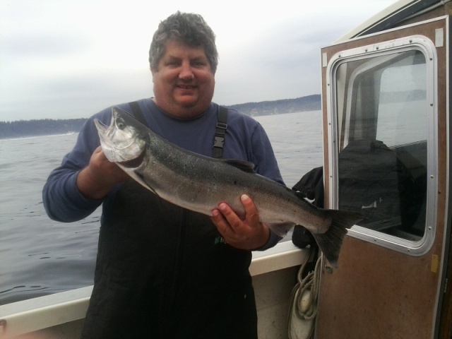 23Sep14 Coho Aboard SENSEI