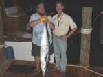 Byrdman and John with Byrdman's 52lb Wahoo 