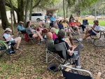 John giving seminar on trailerable boats on the Great Loop.