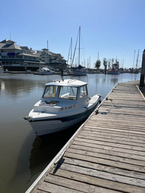 First time in the water. Petaluma River