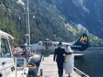 Float plane wedding