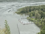 View of the docks from 503 feet elevation