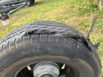 Blow out tire