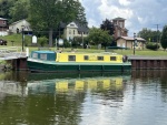 Canal charter boat