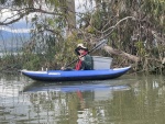 Steve kayaking at the Duck Club