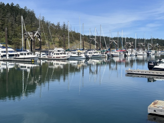 CDorys on the H dock at Friday Harbor