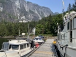 Dock at Chatterbox Falls