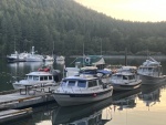 Sleepy C, C-Traveler, SeaSpray at Reid Harbor