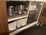 Up Close View of Cabinet Storage