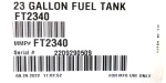 new port tank paper label