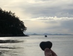 Patos Island, looking NW toward Gulf Islands