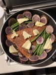 One Pan Salmon Dinner - Before
