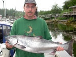 Mike with a 'Spring' @ Hawkeye Marina