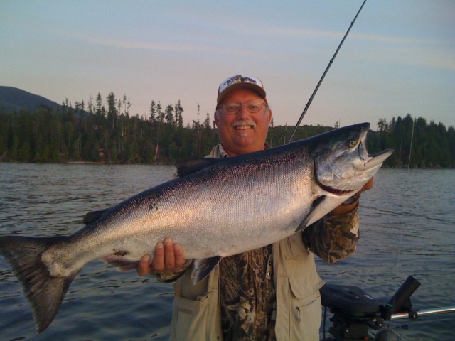 Dana with an inside Spring, Barkley Sound BC 2009