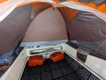 Highlight for Album: Camping on a 16' Angler? Sure!