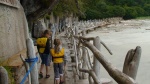 Awesome driftwood pier at Hakai