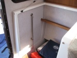 Mid Cabin Berth Closet Rod (stowed)
