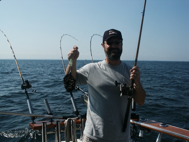 Bill with his rock fish