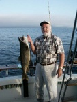 The Elder Da Nag with a nice lake trout.