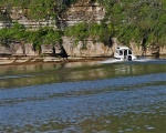 Heading down river early in the morning