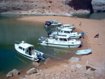 Sandbar in 50 mile canyon on Escalante River, Lake Powell 2007