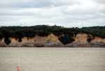 It isn\'t Lake Powell, but there are some pretty bluffs along the lake formed by the Missouri River