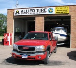 Getting a tire replace while on the road