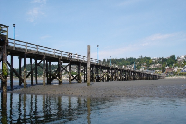 Pier at White Rock BC,clearing customs by phone.